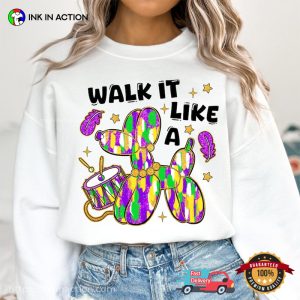 Walk it Like a Dog Mardi Gras Shirt 3