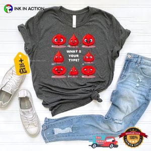 What’s Your Blood Type, Blood Donation Comfort Colors T-shirt