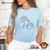Women Middle Finger Nail Polish Comfort Color Tee
