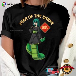 Year of the Snake Funny Anime Chinese Zodiac T Shirt 3