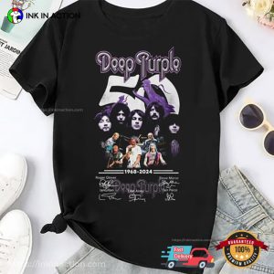 deep purple 50 years anniversary Signature Shirt 3