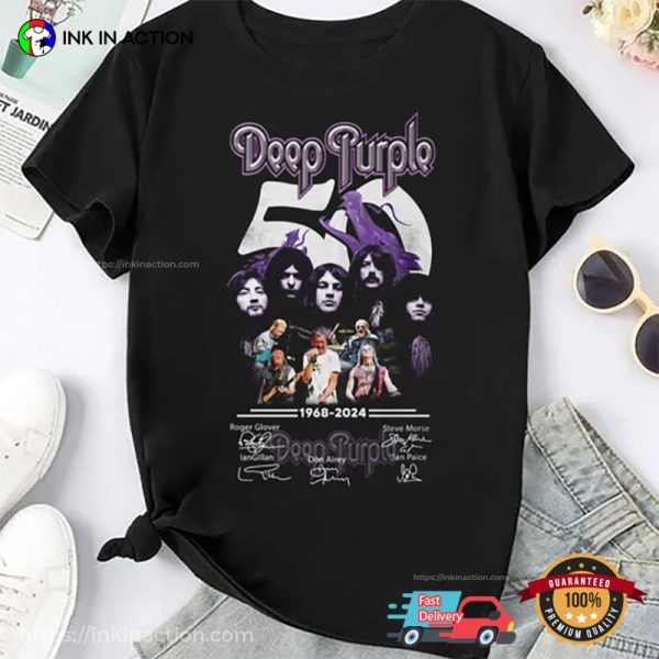 Deep Purple 50 Years Anniversary Signature Shirt