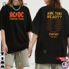 ACDC PWR Up Tour 2025 Are You Ready 2-sided T-shirt