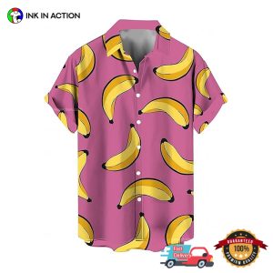 Banana Purple Hawaiian T-shirt