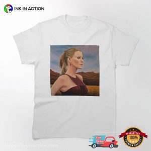 Blake Lively Painting Art Graphic T shirt 2