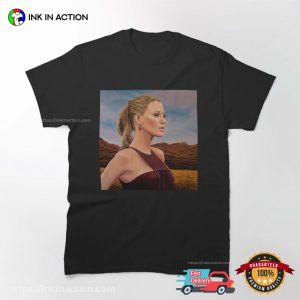 Blake Lively Painting Art Graphic T shirt 3