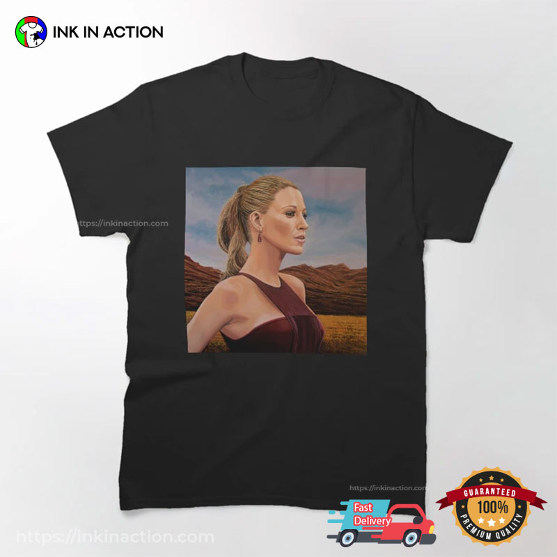 Blake Lively Painting Art Graphic T-shirt Blake Lively Painting Art Graphic T-shirt