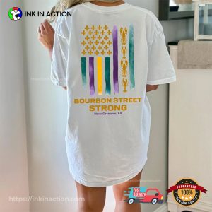 Bourbon Street Strong New Orleans Comfort Colors Tee 1