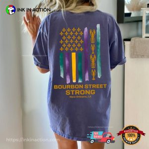 Bourbon Street Strong New Orleans Comfort Colors Tee 2