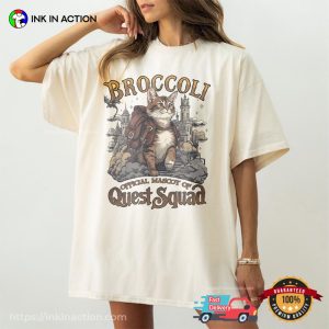 Broccoli Official Mascot Of Quest Squad Comfort Colors T shirt 3