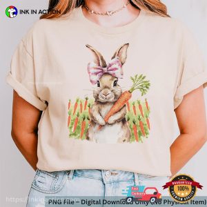 Bunny Easter With Carrot Unisex T-shirt Bunny Easter With Carrot Unisex T-shirt
