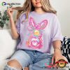 Colorful Brushstroke Easter Bunny Comfort Colors Shirt