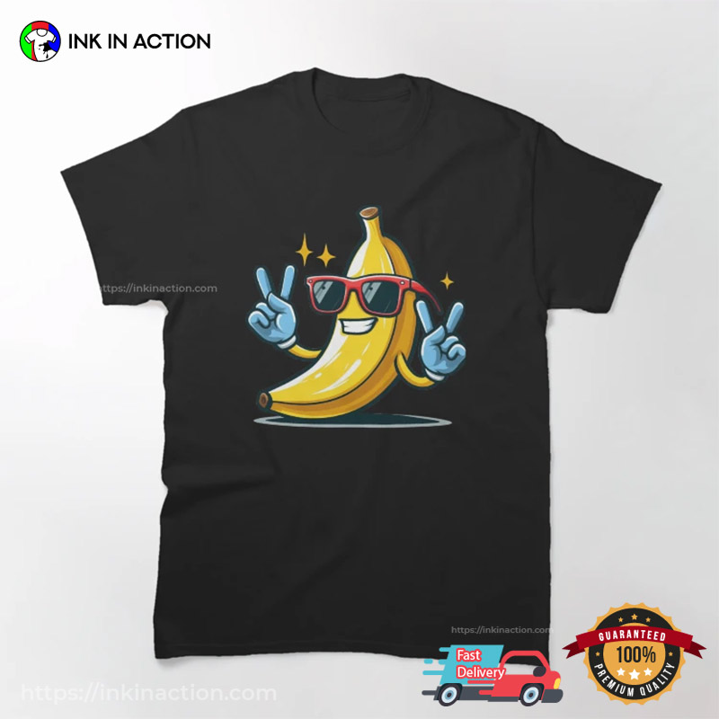 Cool Banana Sunglasses Meme Tee Cool Banana Sunglasses Meme Tee