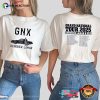 GNX Kendrick Lamar N SZA Tour 2025 2-sided T-shirt