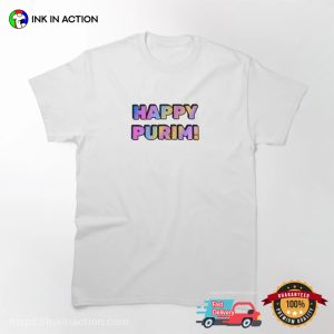 HAPPY PURIM Jewish holiday Classic T Shirt 2