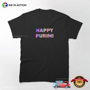 HAPPY PURIM Jewish holiday Classic T Shirt 3