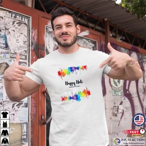 Happy Holi Festival Of Colors T-shirt Happy Holi Festival Of Colors T-shirt