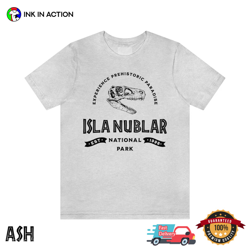 Isla Nublar National Park, Jurassic World Comfort Colors T-shirt Isla Nublar National Park, Jurassic World Comfort Colors T-shirt