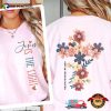 Jesus Is The Light Floral Christian Comfort Color Tee