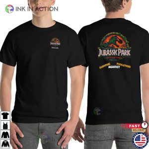 Jurassic Park Classic Movie 2 Sided T-shirt