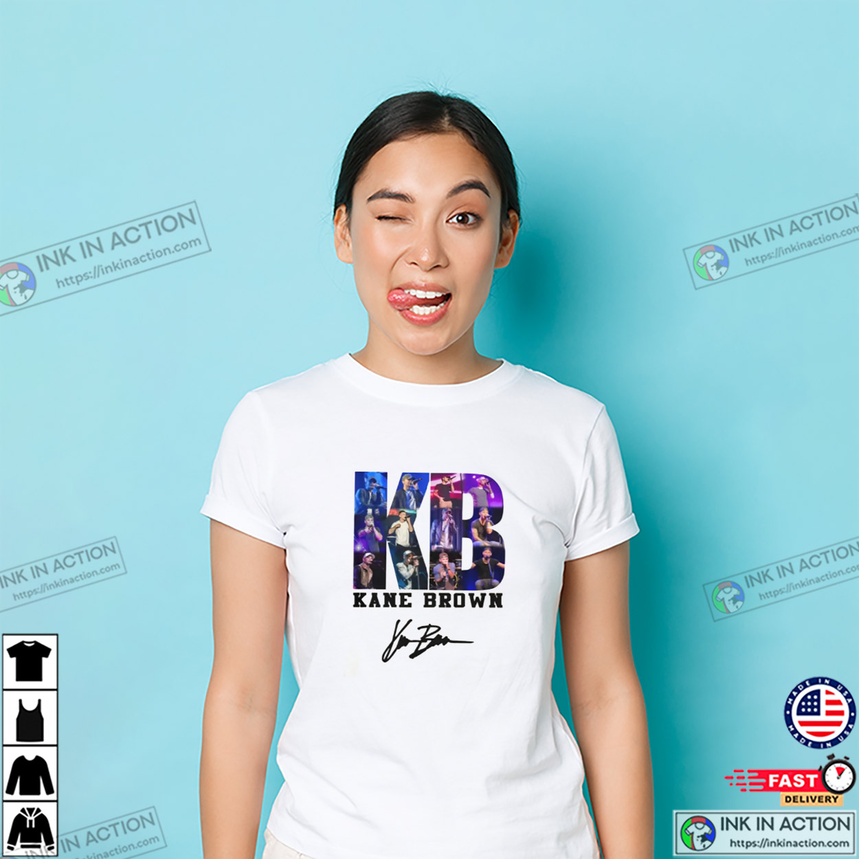 KB Kane Brown Country Music Signature T-shirt KB Kane Brown Country Music Signature T-shirt