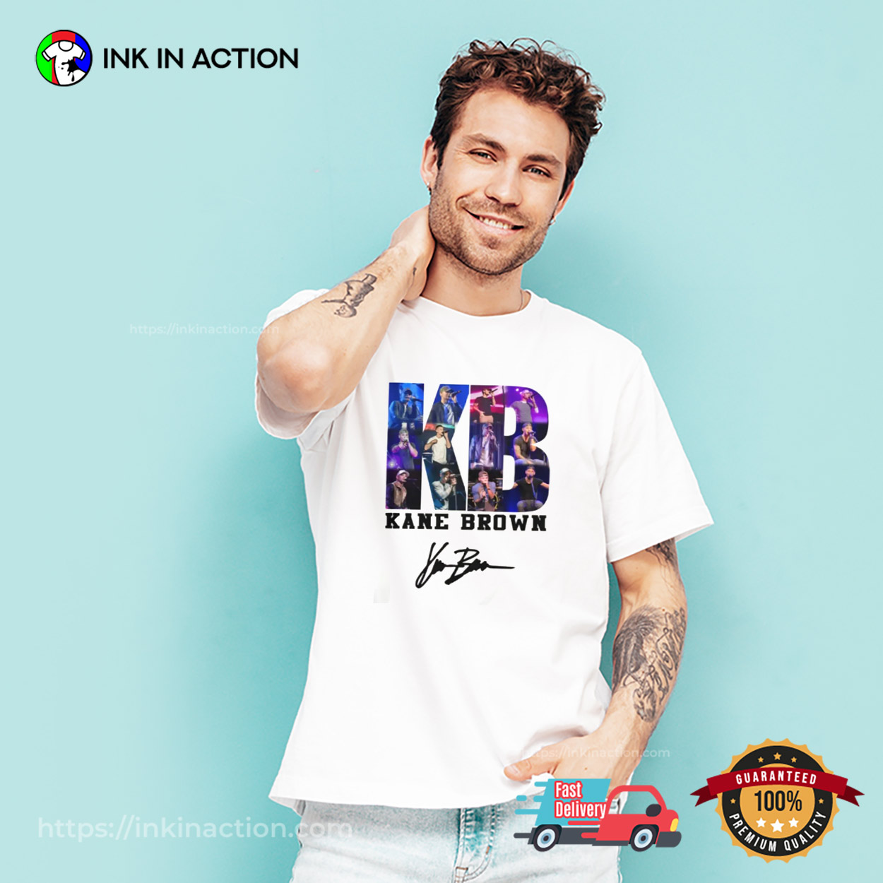 KB Kane Brown Country Music Signature T-shirt KB Kane Brown Country Music Signature T-shirt