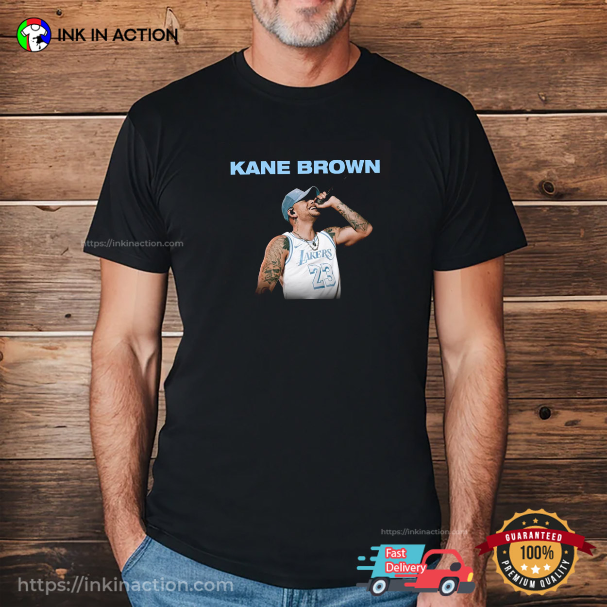 Kane Brown Live Concert Country Music Portrait T-shirt Kane Brown Live Concert Country Music Portrait T-shirt