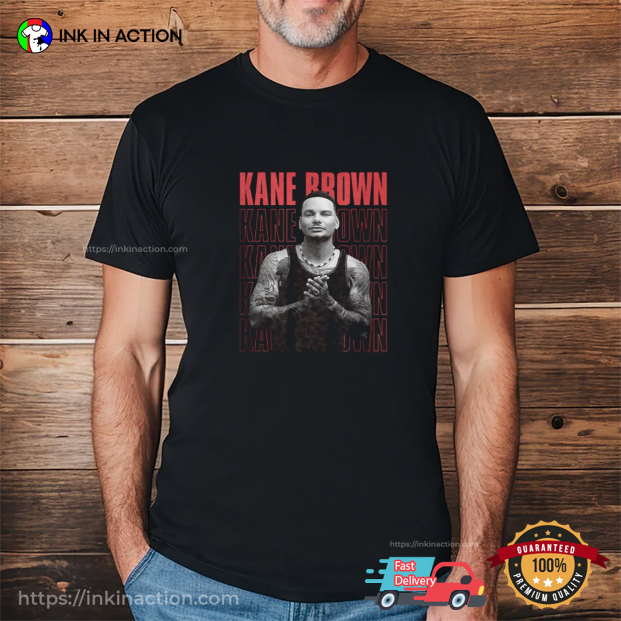 Kane Brown Vintage Graphic Fan Tee Kane Brown Vintage Graphic Fan Tee
