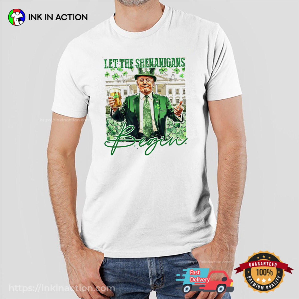 Let The Shenanigans Begin Saint Patrick's Day Trump T-shirt Let The Shenanigans Begin Saint Patrick's Day Trump T-shirt