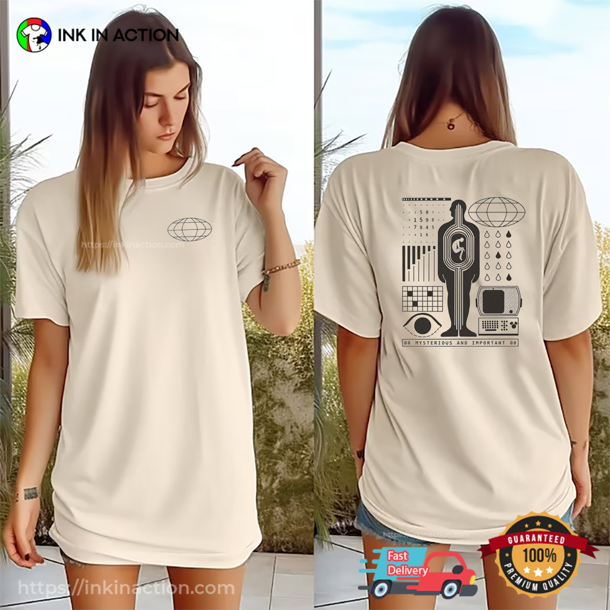 Lumon Industries Sci-Fi Mystery Graphic Comfort Colors T-shirt Lumon Industries Sci-Fi Mystery Graphic Comfort Colors T-shirt