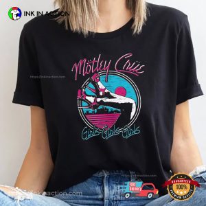 Motley Crue Girls Girls Girls Song Vintage Tee 3