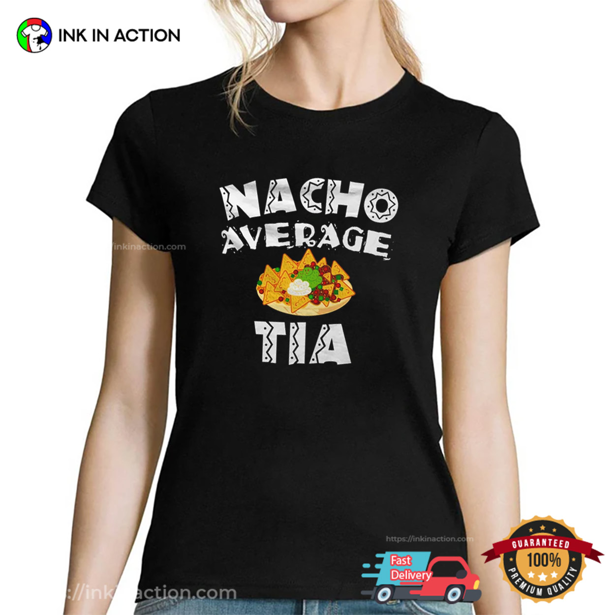 Nacho Average Tia Cool Aunt T-shirt Nacho Average Tia Cool Aunt T-shirt