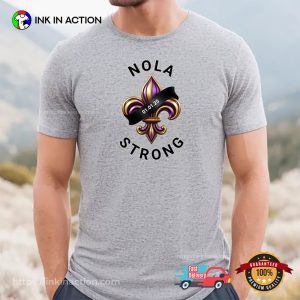 Nola Strong New Orleans Mardi Gras T shirt 2
