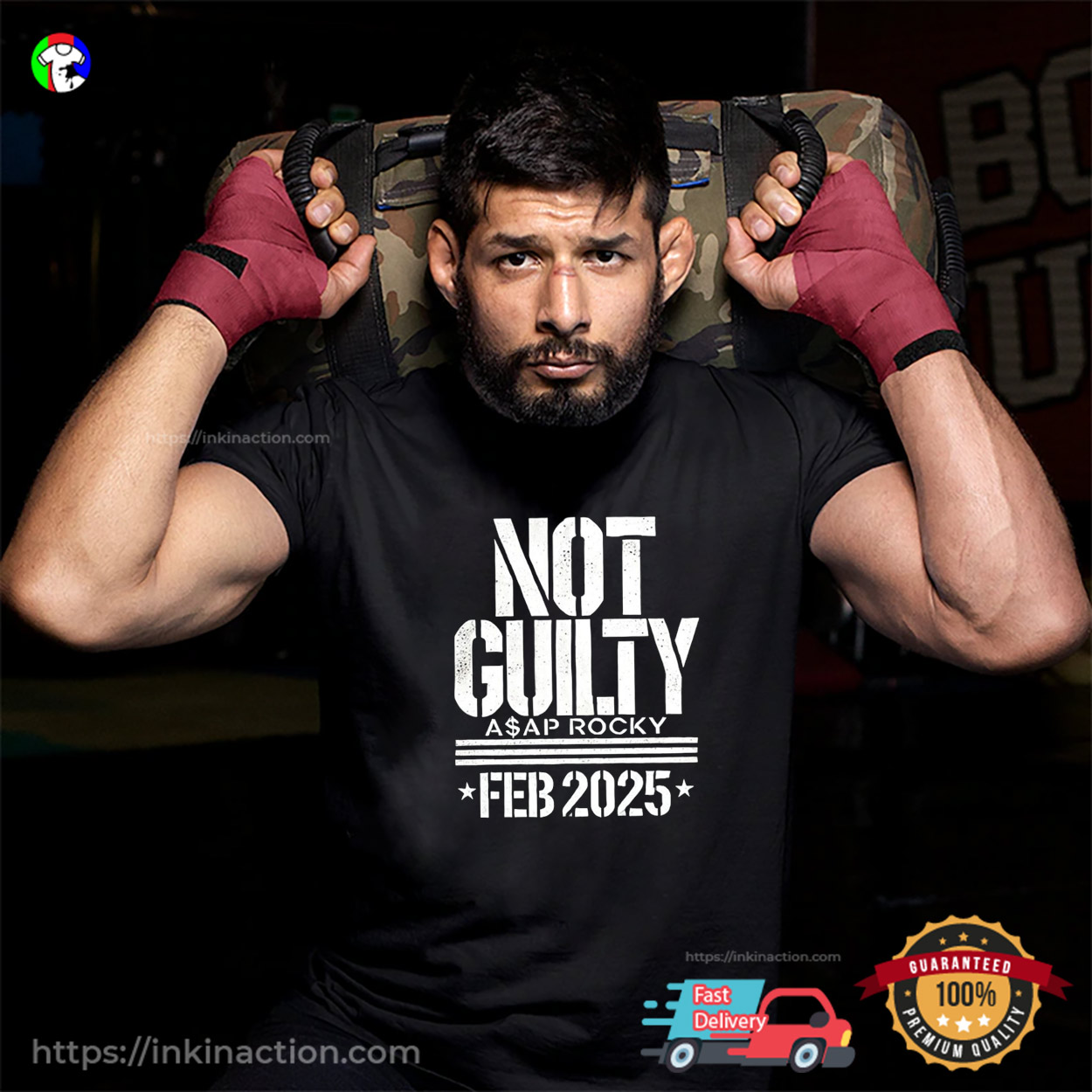 Not Guilty ASAP Rocky Vintage Hip Hop T-shirt Not Guilty ASAP Rocky Vintage Hip Hop T-shirt