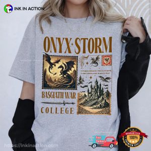 Onyx Storm Basgiath War College Dragon Rider Comfort Color Tee