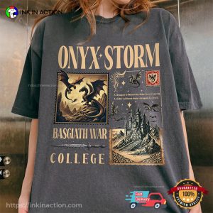 Onyx Storm Basgiath War College Dragon Rider Comfort Color Tee