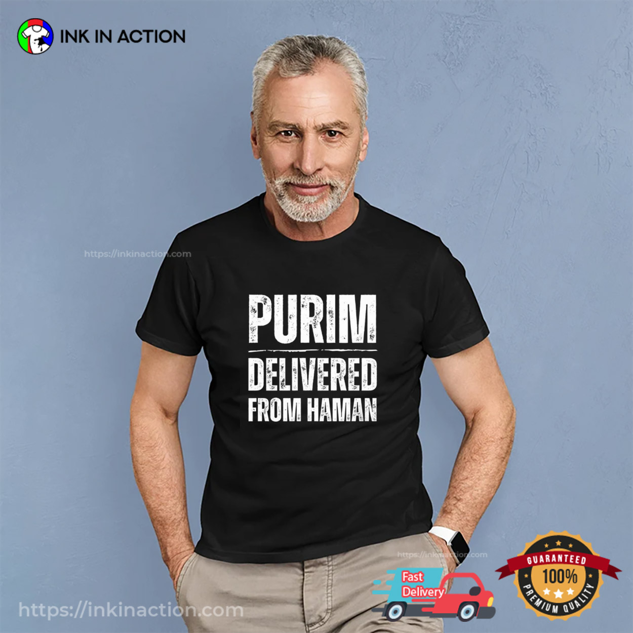 Purim Delivered From Haman Jewish Festival T-shirt Purim Delivered From Haman Jewish Festival T-shirt