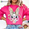 Rainbow Easter Bunny Sunglasses Adorable T-shirt
