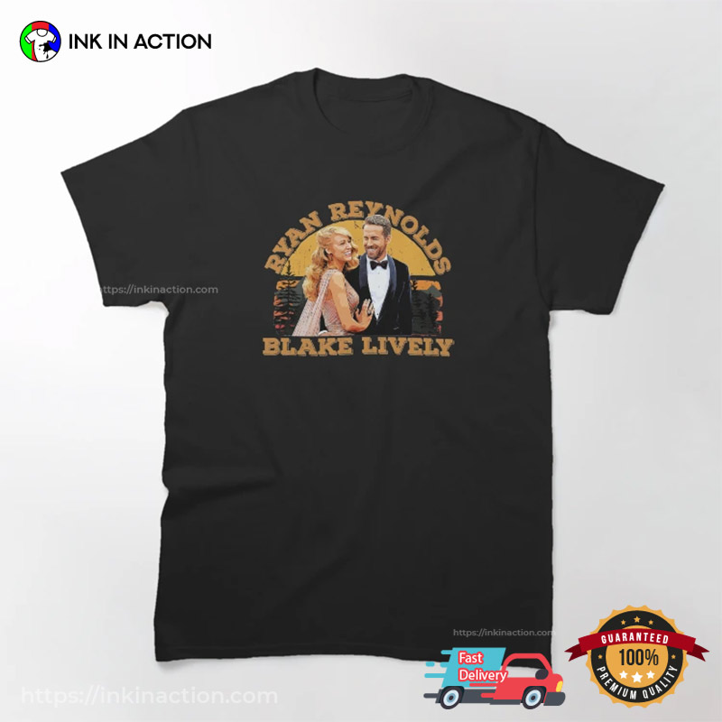 Ryan Reynolds Blake Lively Couple T-shirt Ryan Reynolds Blake Lively Couple T-shirt