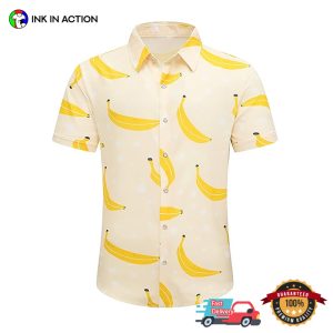 Summer Beach Banana Hawaiian T-shirt Summer Beach Banana Hawaiian T-shirt