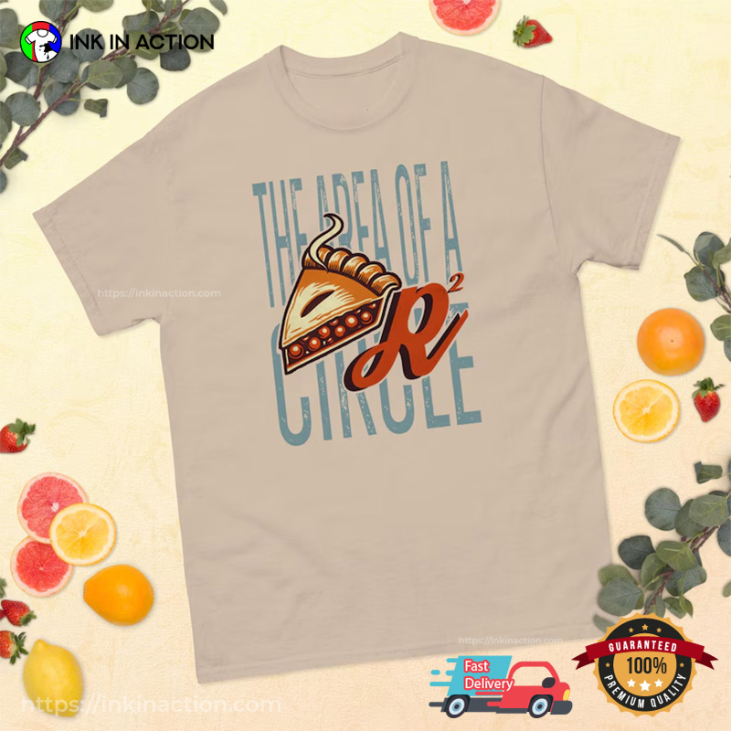 The Area Of A Circle Funny Math Pi Day Shirt The Area Of A Circle Funny Math Pi Day Shirt