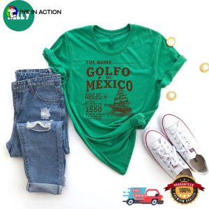 The Name Golfo De Mexico 1550 Historical Comfort Colors T shirt 2