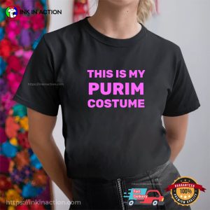 This Is My Purim Costume Funny purim holiday T shirt 3