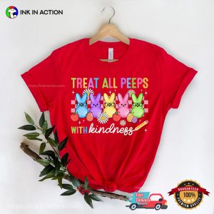 Treat All Peeps With Kindness Jelly Easter Bunny Comfort Colors T shirt 2