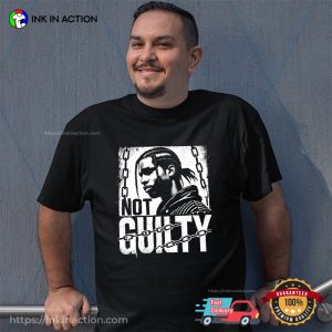 Vintage ASAP Not Guilty BW Bootleg Rap T shirt 3