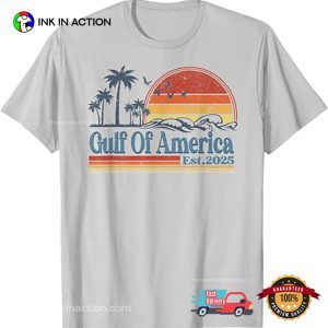 Vintage Beach Gulf Of US America Est 2025 T shirt 3