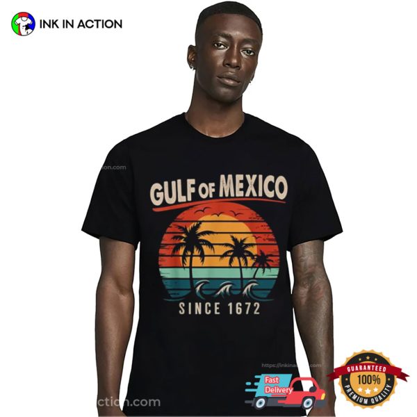 Vintage Gulf Of Mexico Since 1672 T-Shirt