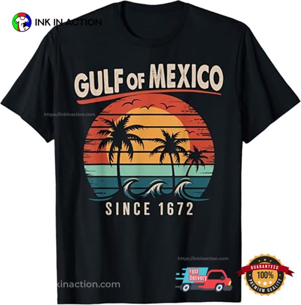 Vintage Gulf Of Mexico Since 1672 T-Shirt
