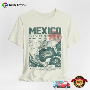 Vintage Mexico Golfo de México Estd 1550 Comfort Colors T shirt 3