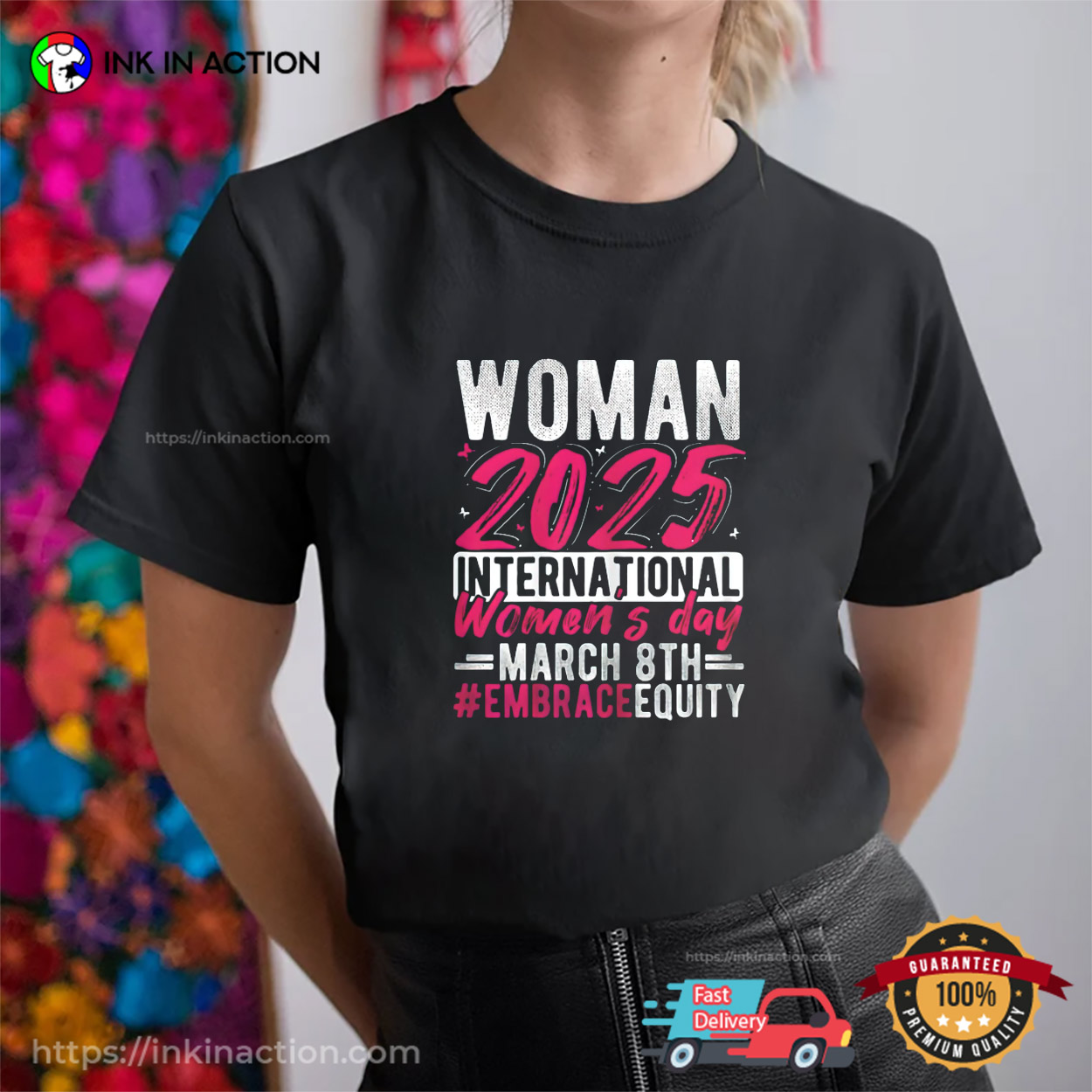 WOMAN 2025 International Women's Day March 8th T-shirt WOMAN 2025 International Women's Day March 8th T-shirt